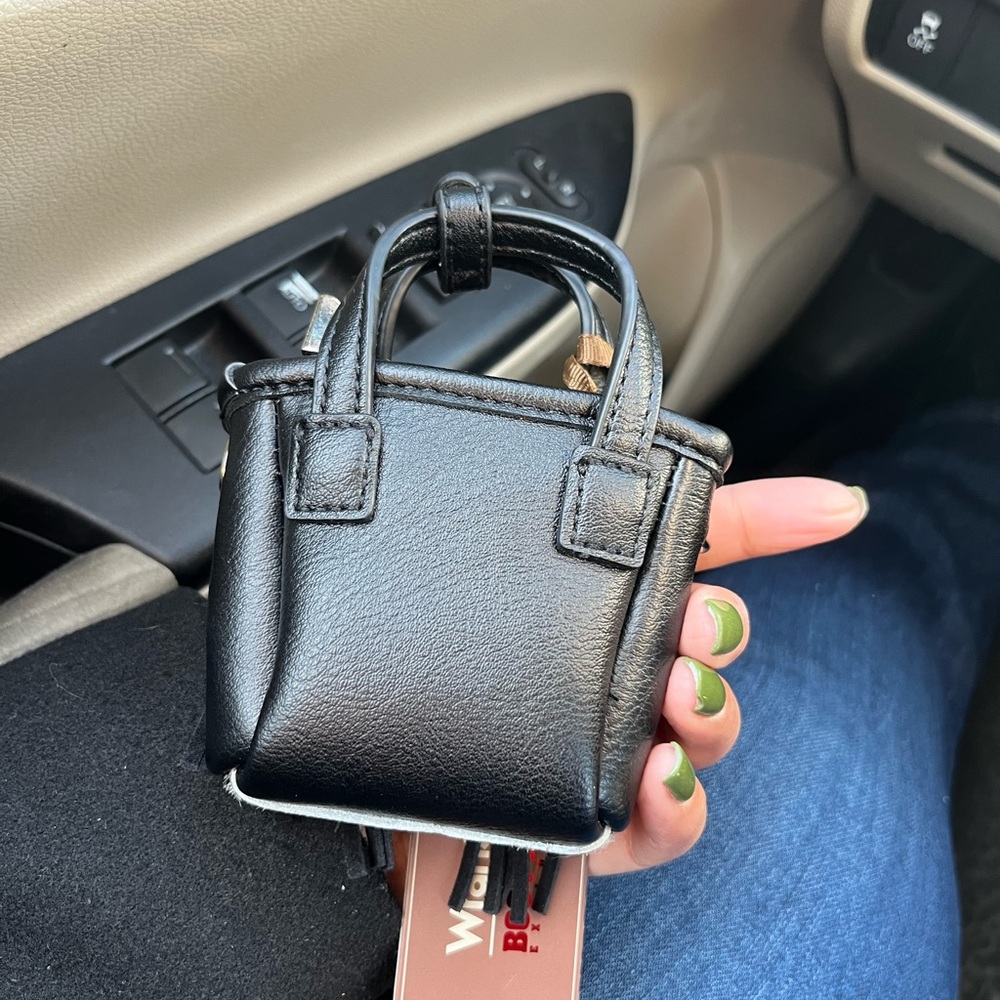 Wrangler Black and Brown Mini Bag with Fringe - Picture 2 of 2